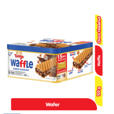 

TANGO WAFER WAFFLE CHOCO HAZELNUT KLG 105g
