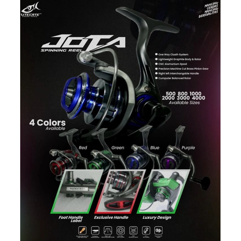 REEL UTECATE JOTA 500 - 3000