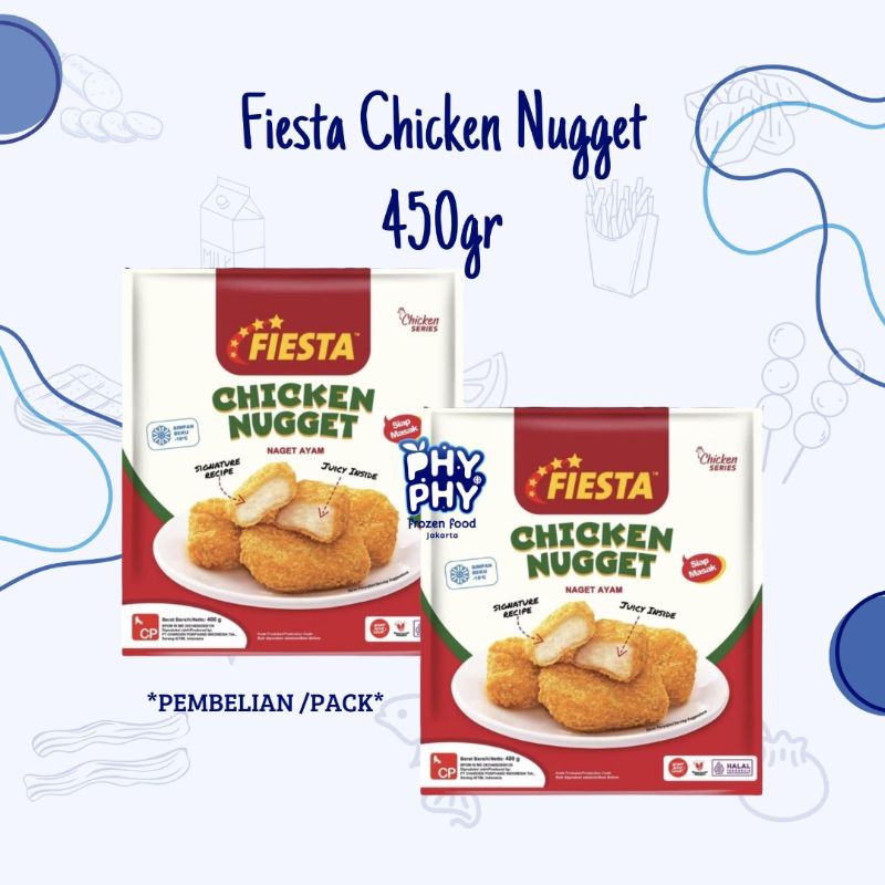

Fiesta Chicken Nugget 400gr