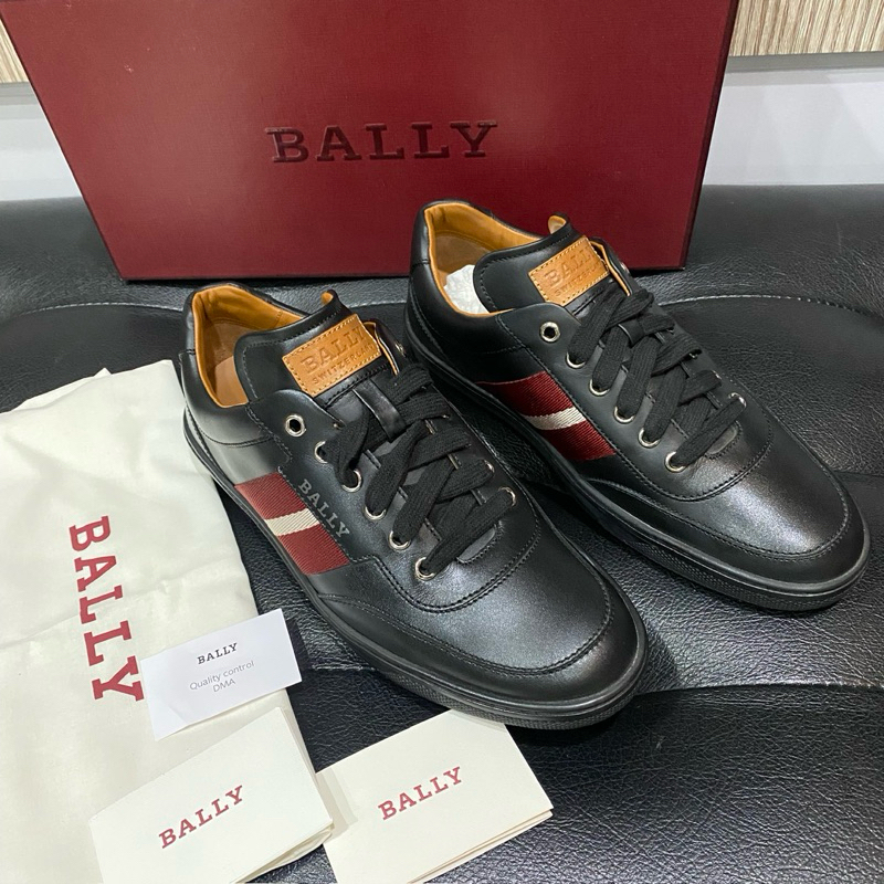 BALLY ORIANO Black Sneakers Leather