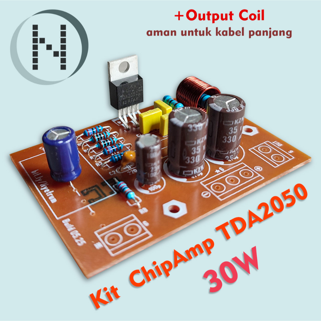 Kit ChipAmp TDA2050 30W +Output Coil TDA 2050 Chip Amplifier