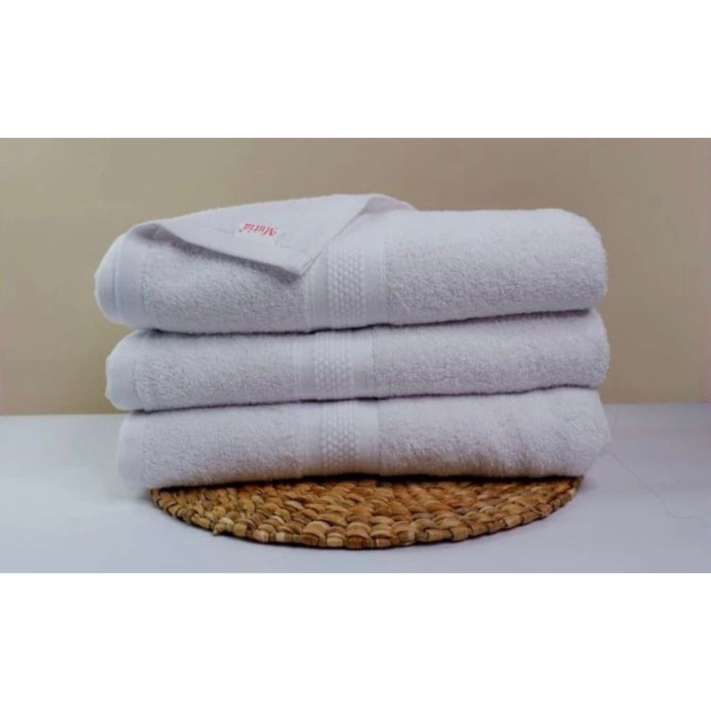 HANDUK HOTEL PUTIH MUTIA PREMIUM TEBAL & MENYERAP