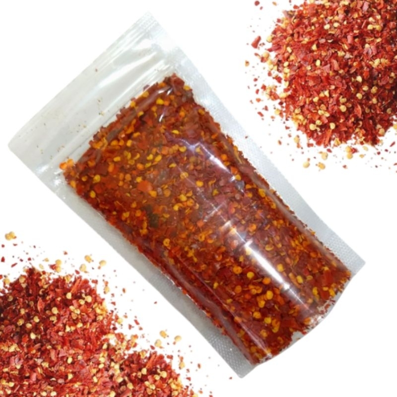 

Chili Flakes extra pedas 100GRAM Cabai Kasar