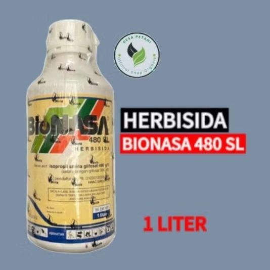 Obat Pembasmi Rumput BIONASA Herbisida 480 SL Tersedia Kemasan 1.liter