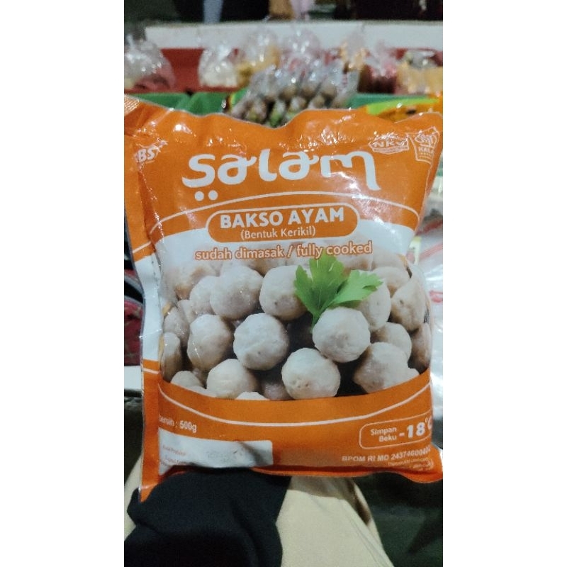

BAKSO AYAM SALAM KERIKIL ISI 100PCS