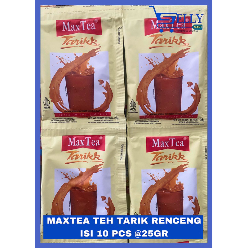 

MAXTEA TEH TARIK RENCENGAN ISI 10 PCS @25GR