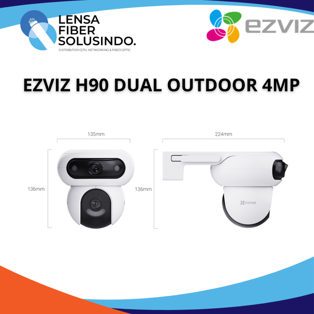 Kamera CCTV Ezviz H90 Dual Outdoor 4MP