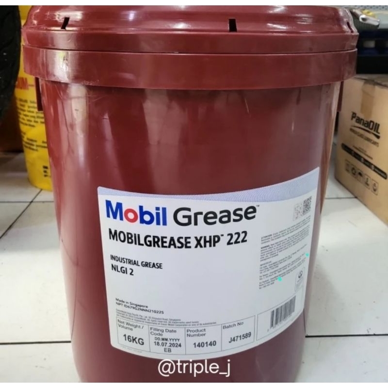 Mobil grease XHP 222 16Kg kemasan Paill