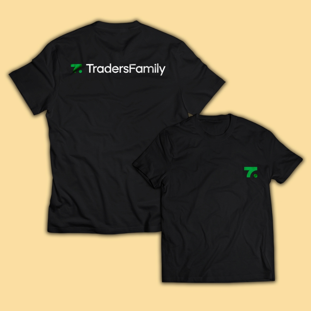 Kaos Pria TRADERS FAMILY Trading Forex Dewasa Baju Atasan Unisex PakeKaos