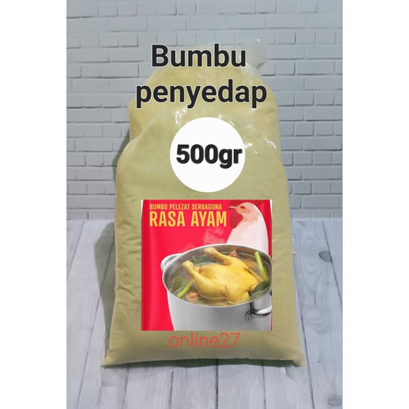 

Bumbu penyedap rasa (Ŕ) ayam dan Sapi 500 gram termurahhh..