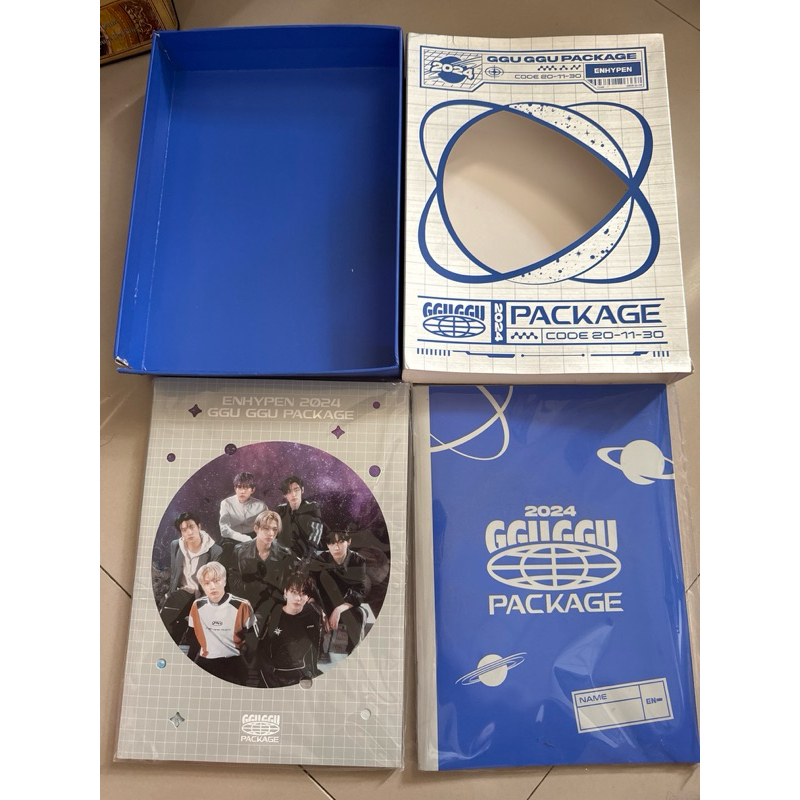 

box notebook photobook ggu package enhypen 2024