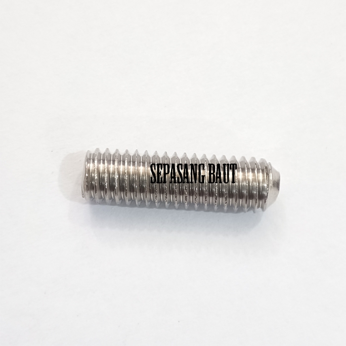 M6 x 25 Baut L Set Tanam Stainless 304 M6x25