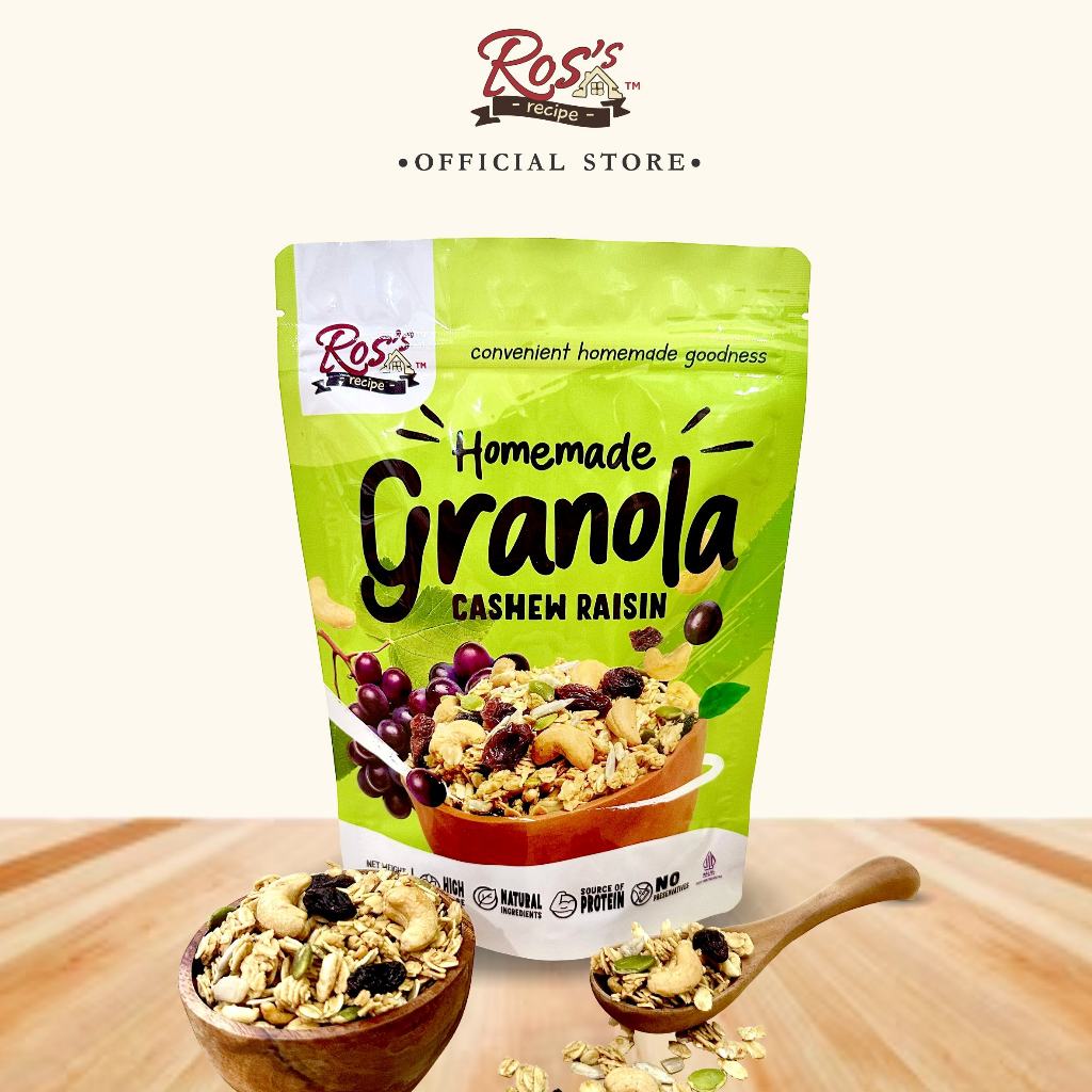 

Granola Homemade Cashew Raisin 300 gr