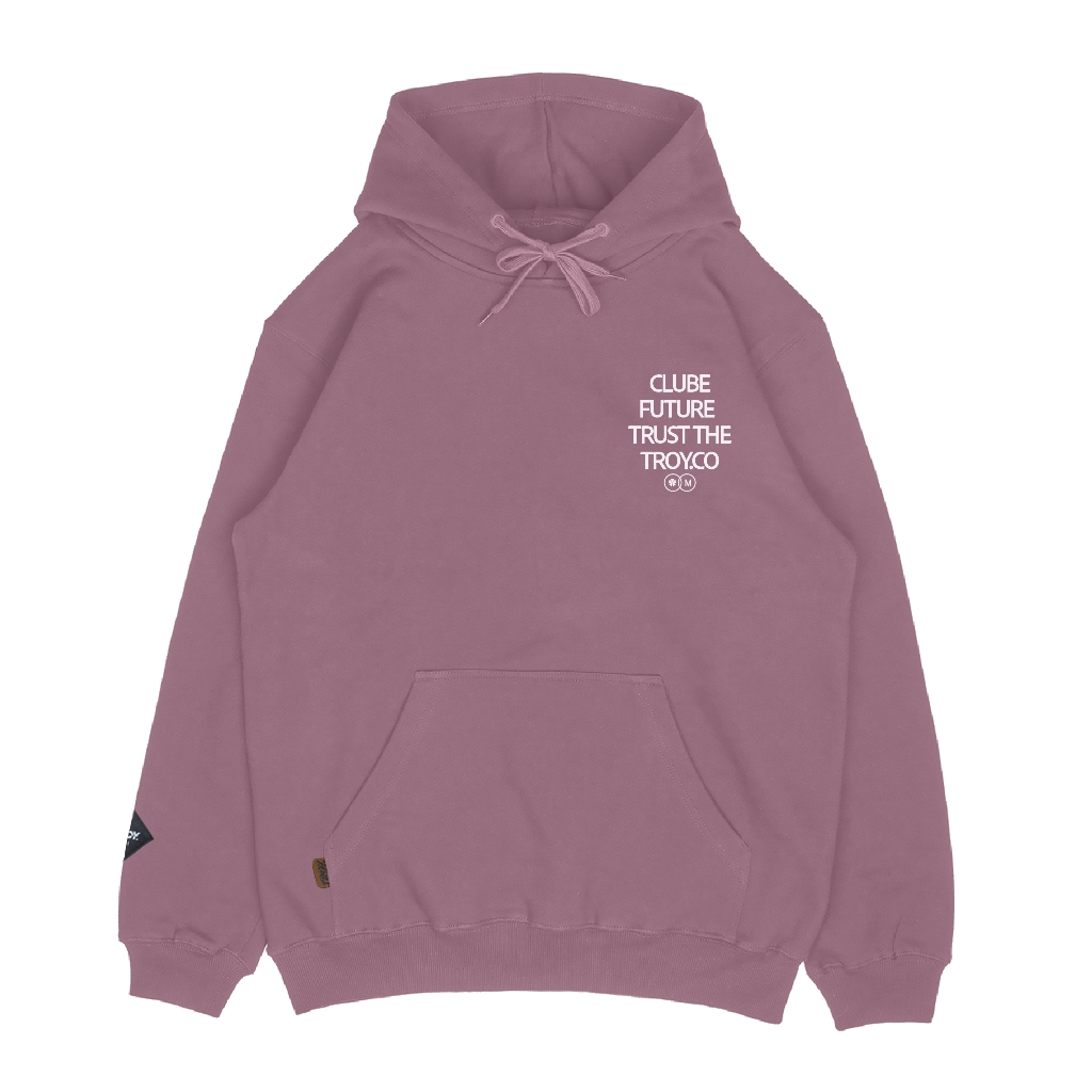 Troy Company Pullover Hoodie Taro Purple Enthusiasm Club - Jaket Jumper Hoodie Ungu Taro KH 3011
