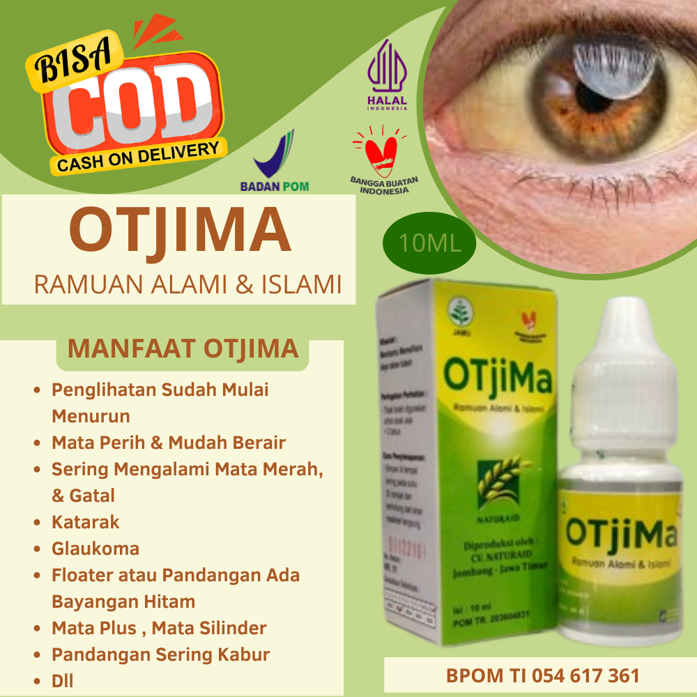 OTEM OTJIMA BPOM - Mengobati Mata Kuning Jadi Putih, Penglihatan Ganda, Bayangan Hitam Ablasi Retina