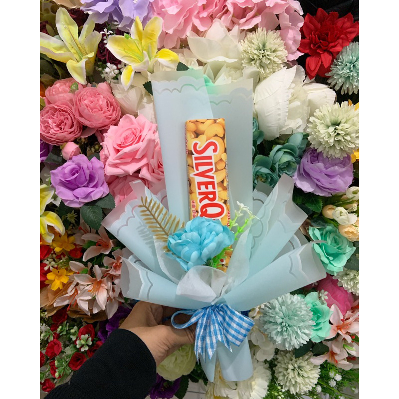 

Buket coklat | Ready Buket Biru | Buket samarinda