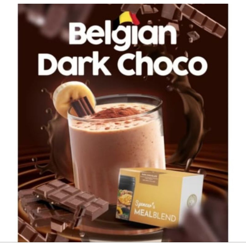 

MealBlend Spencer's BELGIAN DARK CHOCHO | Penggantu sarapan praktis | Rendah kalori dan mengenyangkan