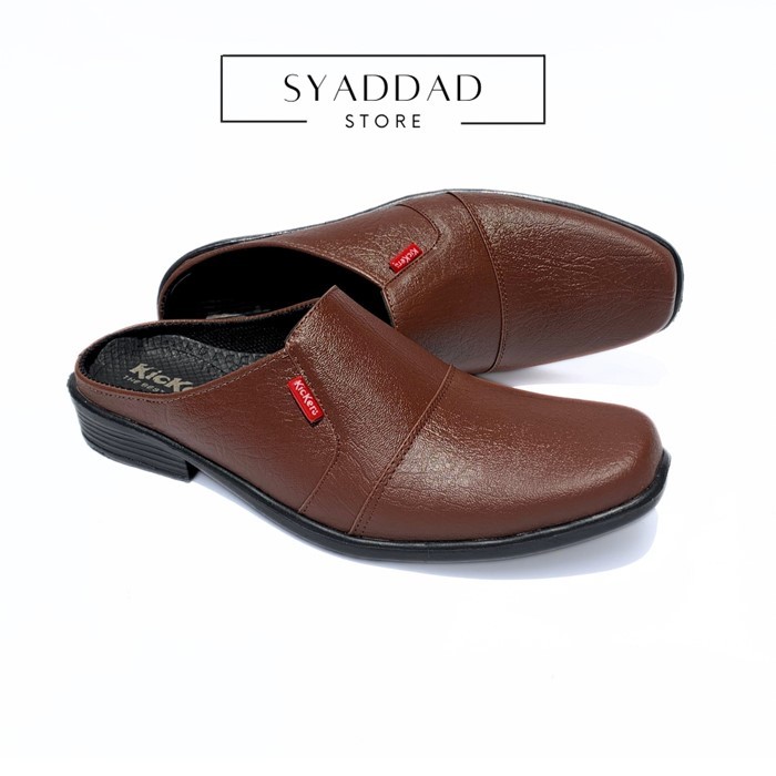 Sepatu Sandal Bustong Pria Sepatu Selop Bustong Pria Formal Sepatu Slop Formal Pria