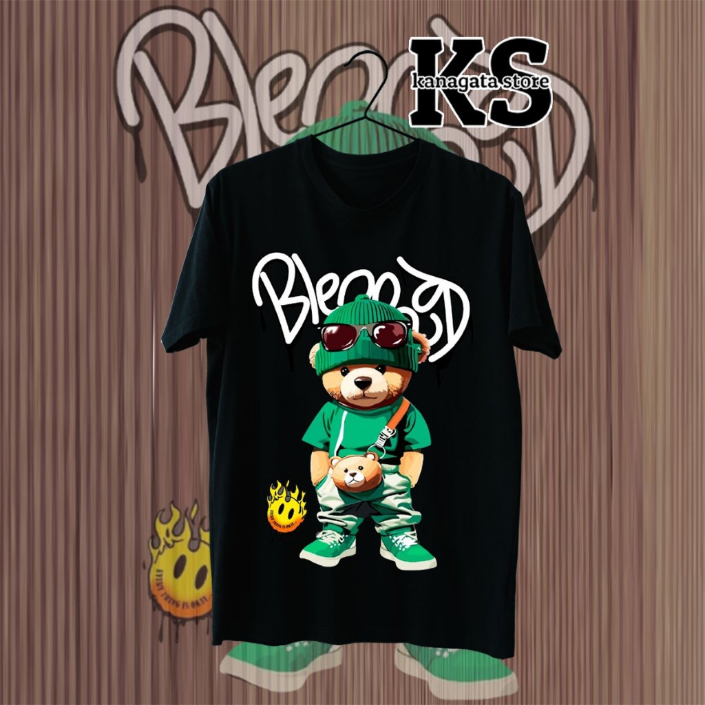 KANAGATA BAJU KAOS DISTRO PREMIUM BEAR OVERSIZE T-SHIRT UNISEX BEAR COLLECTION
