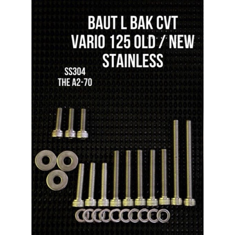 BAUT L STAINLESS KALTER CVT BAK CVT VARIO TECHNO 125 VARIO 150 VARIO 150 LED VARIO 125 LED Original