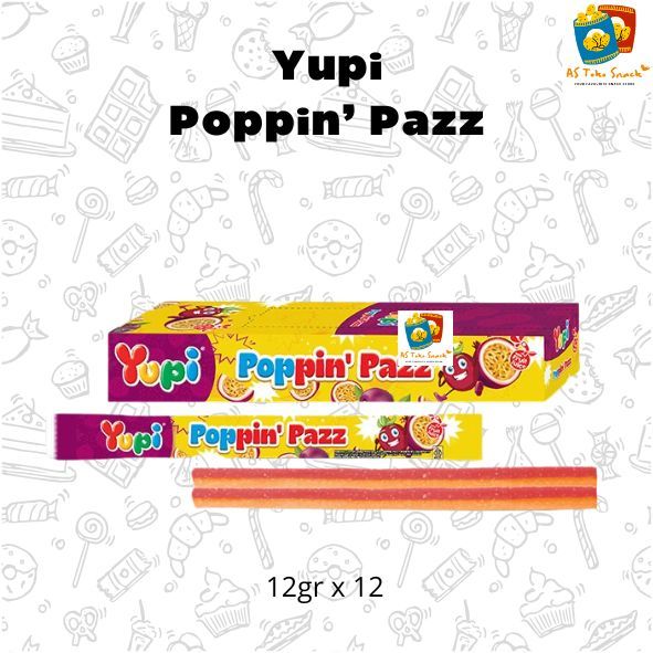 

Yupi Poppin' Pazz 12gr (1 Box Isi 12)