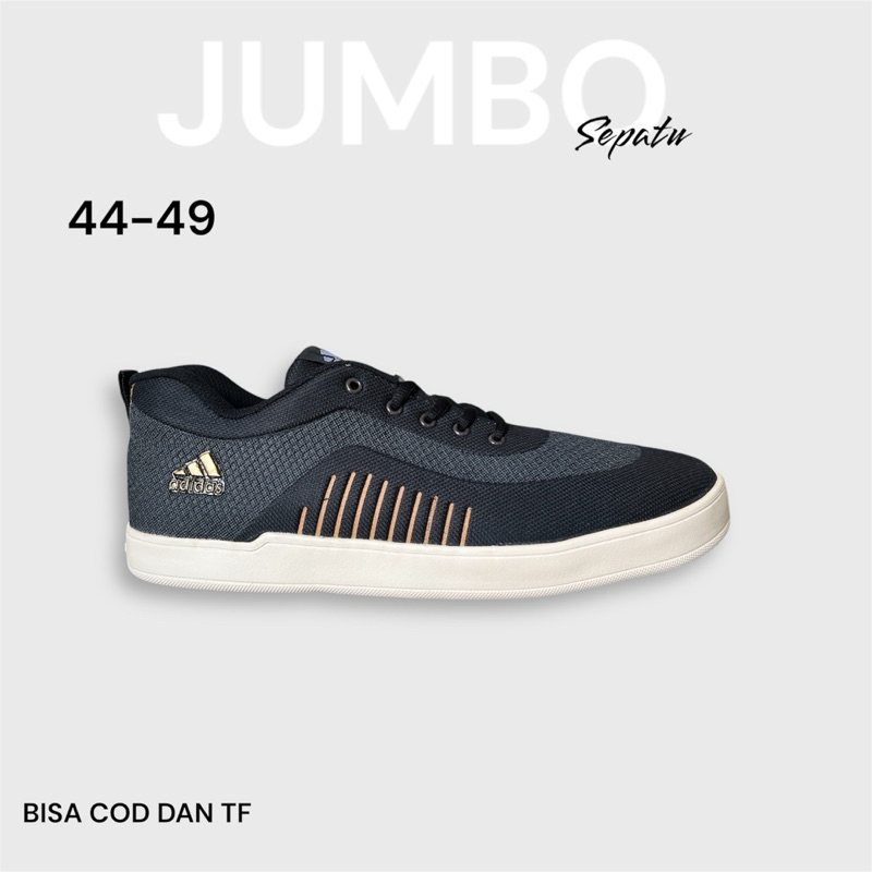 UKURAN JUMBO 44 45 46 47 48 49 SEPATU SNEAKERS KERJA KASUAL