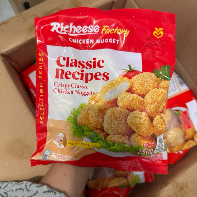 

Richeese naget classic recipes 250gr