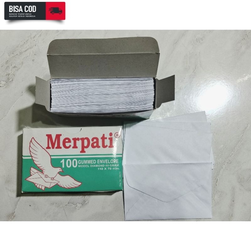 

Amplop Merpati Kecil ( 1 pack isi 100 pcs )