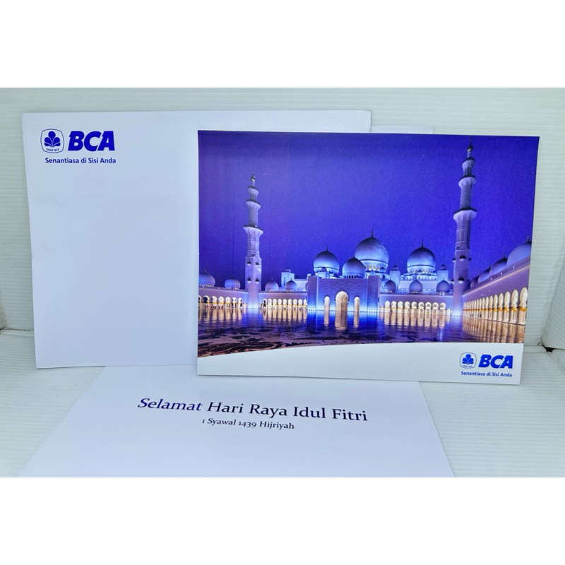 

Amplop dan atau Kartu Ucapan SELAMAT HARI RAYA IDUL FITRI / TAHUN BARU HIJRIAH BCA PRIORITAS