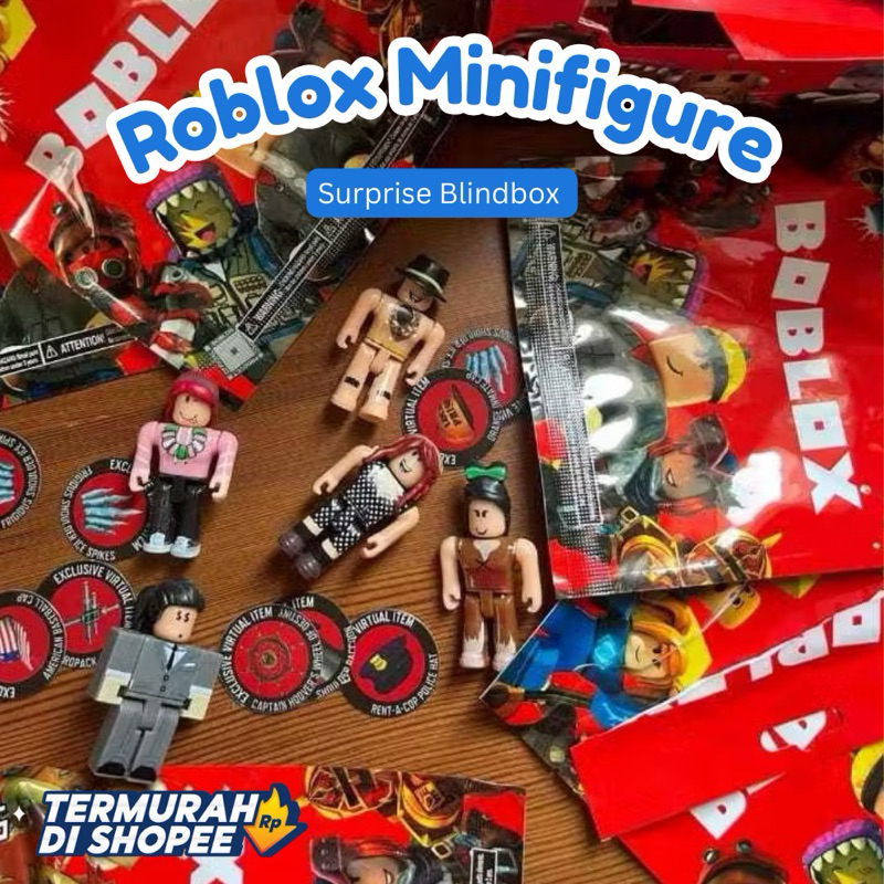 Mainan anak FIGURE SET ROBLOX MINECRAFT saset / roblox saset misteri / Roblox Figure Set Surprise [E