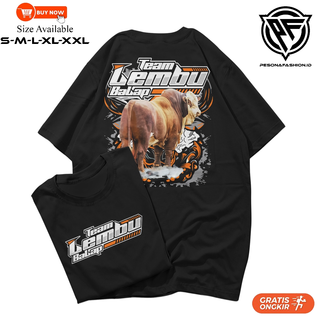 Kaos SAPI BALAP New Simental Pesona Lembu Tshirt Peternak Milenial Indonesia