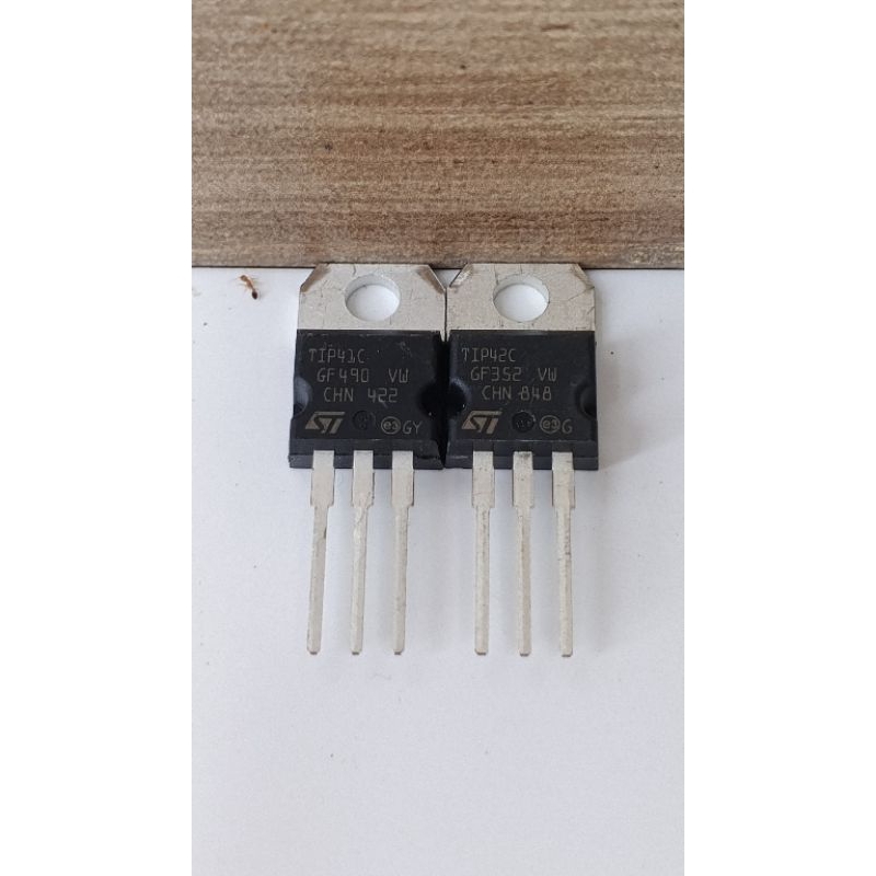 TRANSISTOR TR TIP41 TIP42 ST ORIGINAL 1PASANG