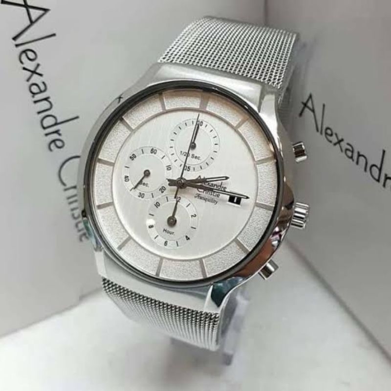 Alexandre Christie jam tangan pria AC 6245 original