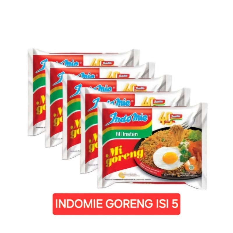 

Indomie goreng 85gr isi 5