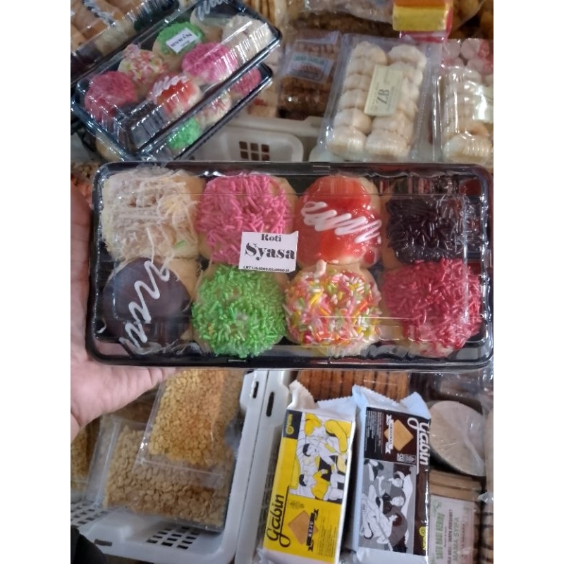 

Roti Donat Topping/Aneka Topping isi 8pcs