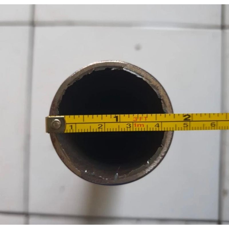 Pipa Besi 1,5 inch tebal 2mm Panjang 20cm