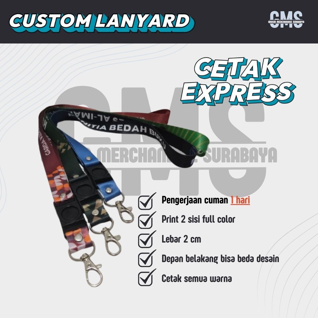 [1 Day Express] Custom Lanyard + IDcard Express