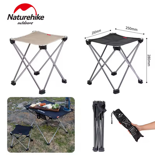 NATUREHIKE NH20JJ019 KURSI LIPAT CAMPING - FOLDING CHAIR STOOL