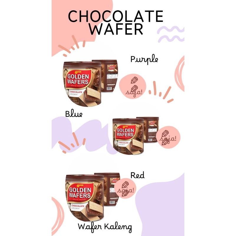 

GOLDEN WAFER 1 KARTON ISI 6 KALENG