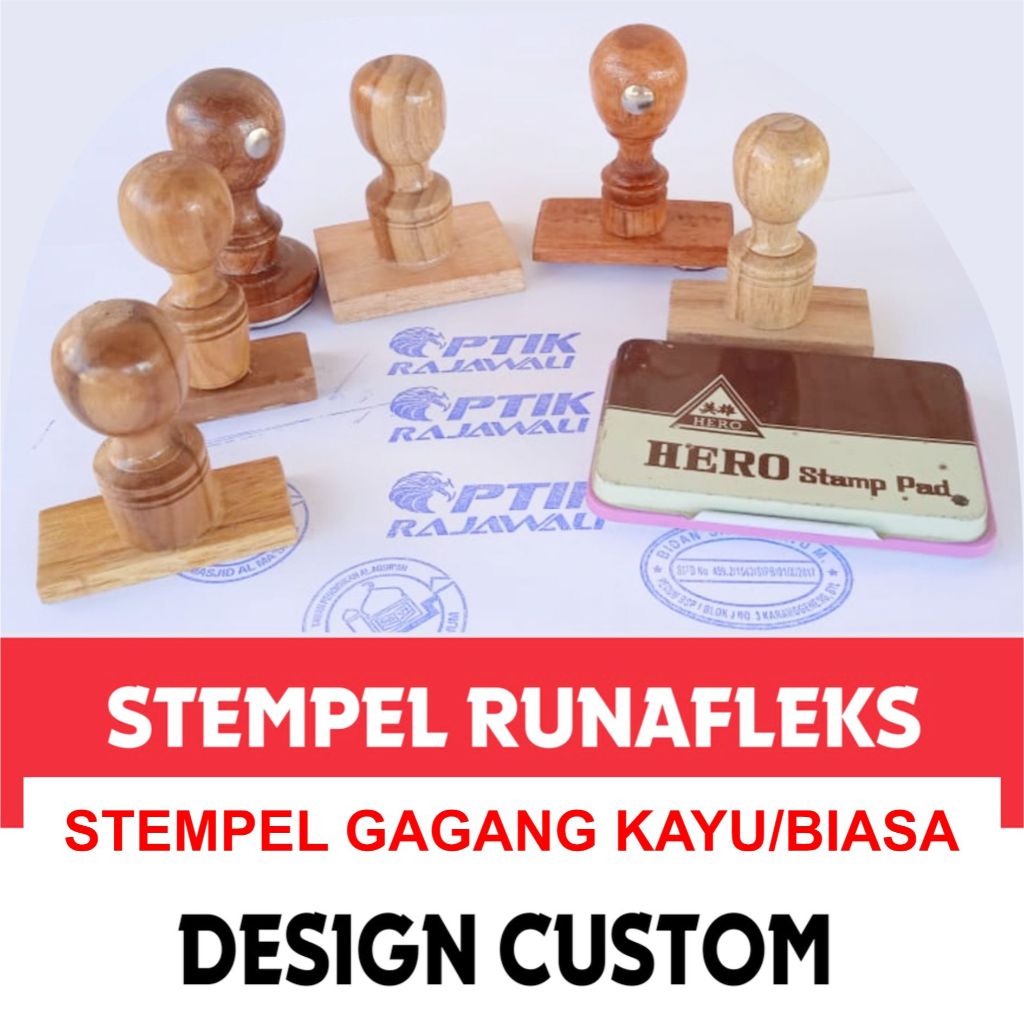

Stempel Biasa Runaflek Stempel Gagang Kayu