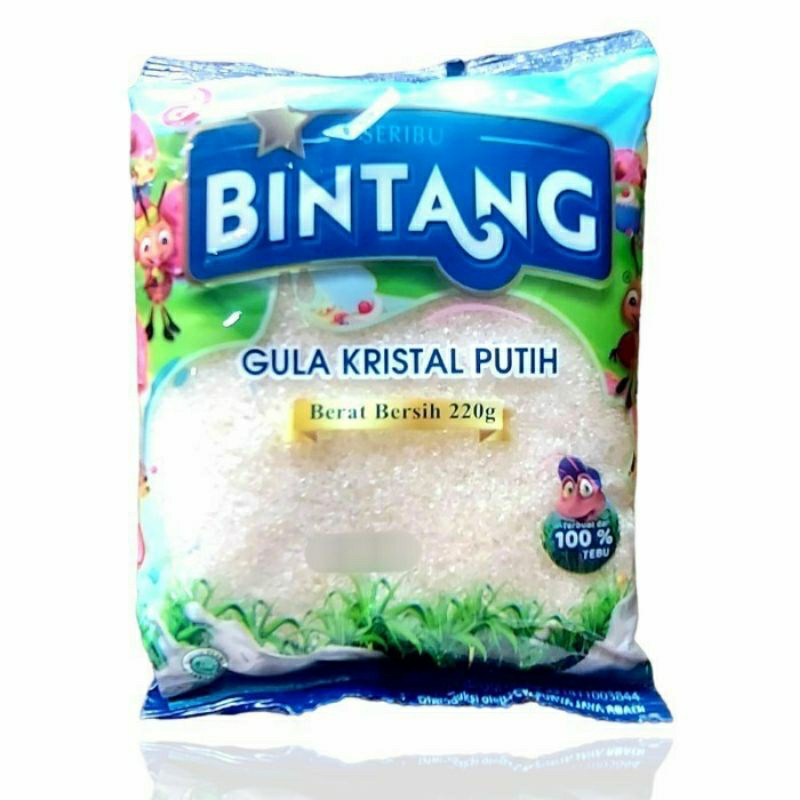 

Gula pasir Seribu Bintang 220gr/Gula kristal putih