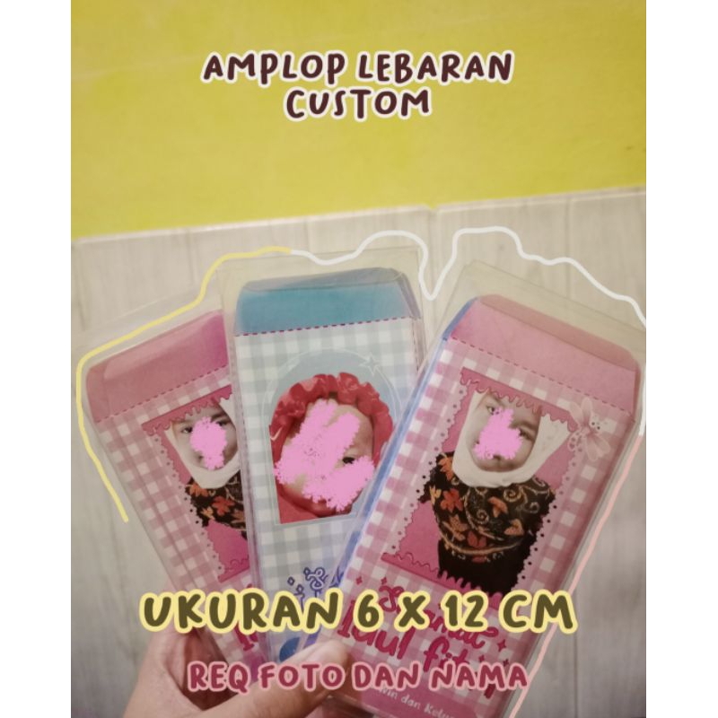 

Amplop Lebaran Custom Foto dan Nama / 1 Pack isi 10 Pcs