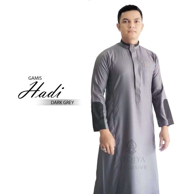 Gamis Hadi/Jubah Atqiya exclusive / Jubah Slimfit/Terbaru/muslim pria