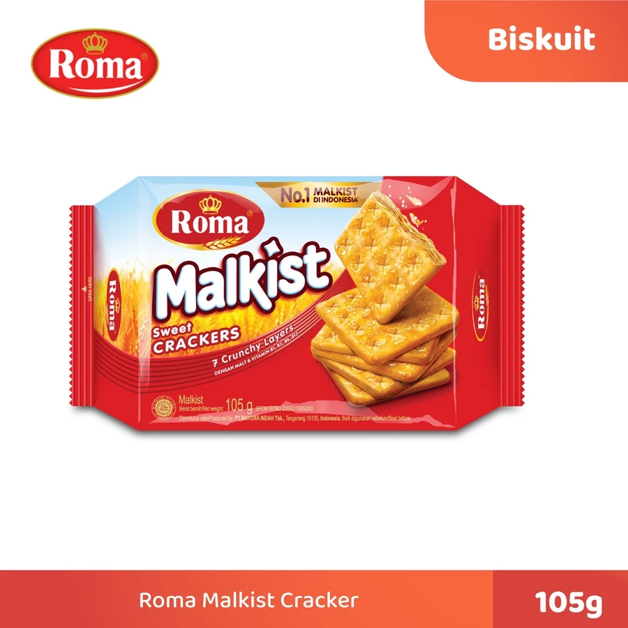 

Roma Malkist Crackers 105Gr | 1 Dus isi 30pcs