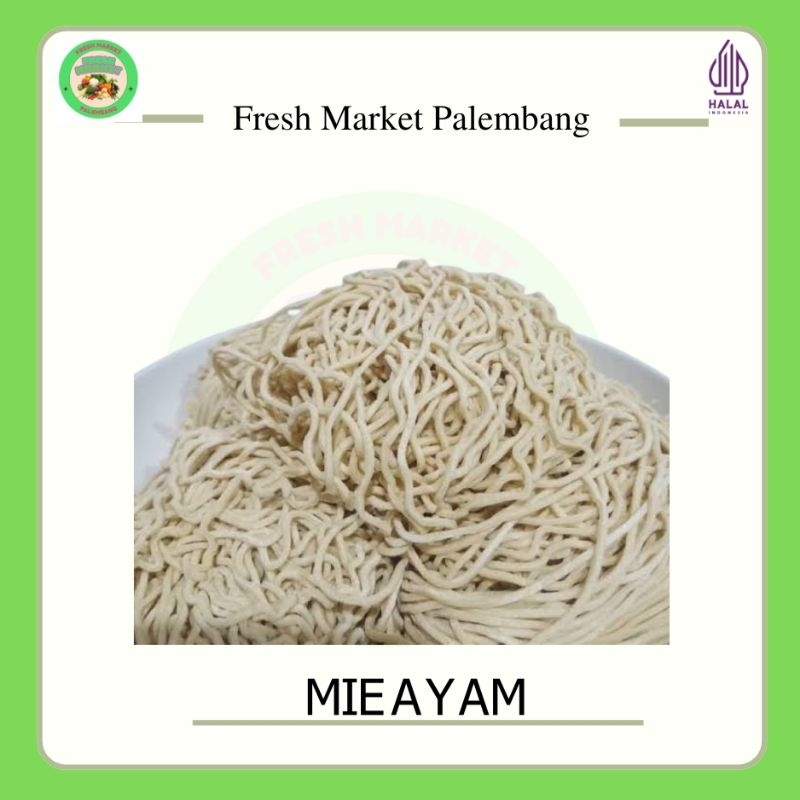 Mie Ayam Mentah -Fresh Market Palembang-