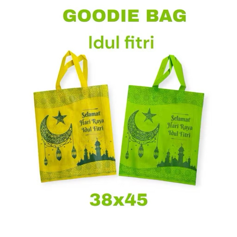 

1 LUSIN GOODIE BAG LEBARAN IDUL FITRI 2025 JUMBO BESAR| TAS SEMBAKO HAMPERS 38x45x8