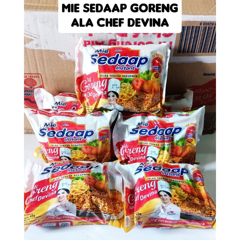 

Mie sedap goreng ala chef devina 1 dus isi 40 pcs