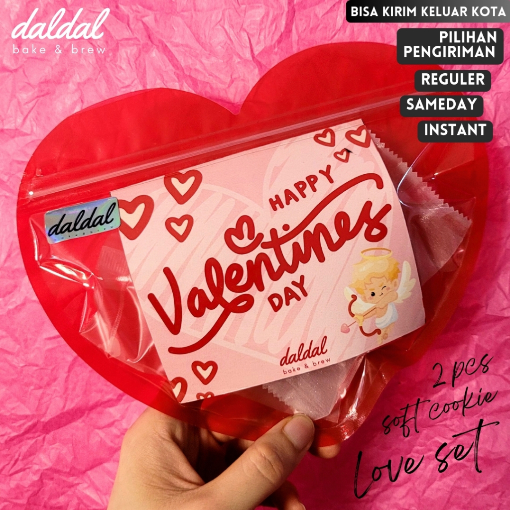 

love set panda meow daldal hertiv cookie gift medan