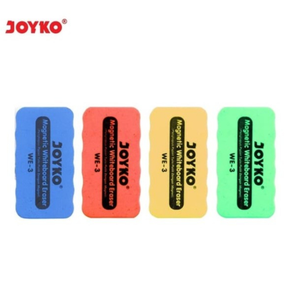 

( DAPAT 1 PCS ) PENGHAPUS PAPAN TULIS PUTIH JOYKO WE-3 / Whiteboard Eraser Joyko WE-3 Dengan Magnet