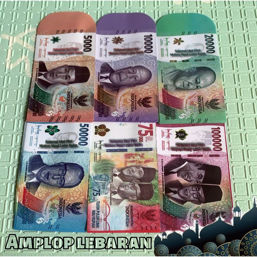 

AMPLOP AMPAU LEBARAN GAMBAR UANG MAINAN ISI 10, 20, 50 Dan 100 LEMBAR BESAR/ MEDIUM